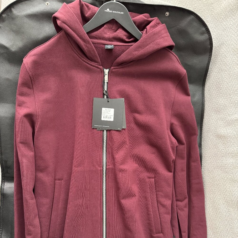 Moose Knuckles - Hartsfield Zip-Up Jacket (Beet Root Red (discontinued colour)